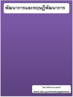 พัฒนาการและทฤษฏีพัฒนาการ